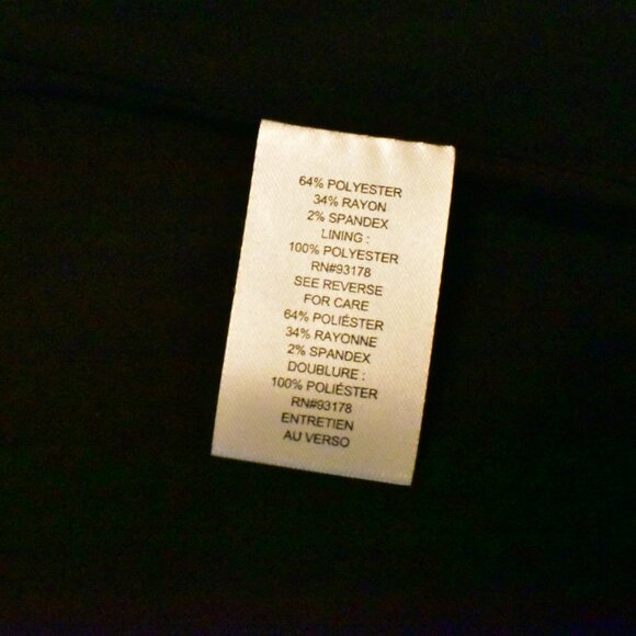 Tahari Relax Fit Grey Black Plaid Blazer Jacket Size 12 - Picture 13 of 14